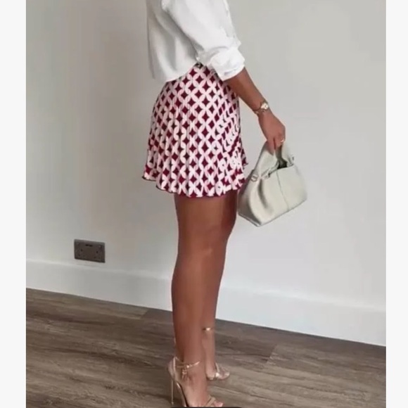 Zara Pleated Mini Skirt - Picture 3 of 6